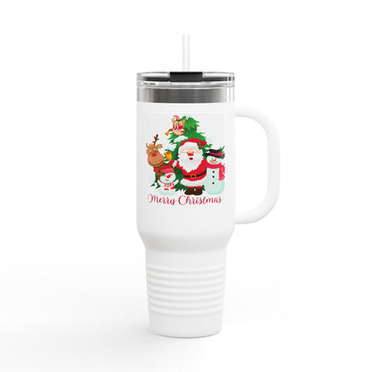 Merry Christmas Insulated Travel Mug, 40oz